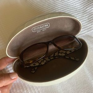 Original COACH RX grade tortoise sunglasses